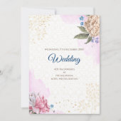 Digitale Hindoe bruiloft uitnodiging Indiase bruil (Voorkant)