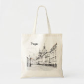  digitale historische oude binnenstad Praag. Tote Bag (Voorkant)