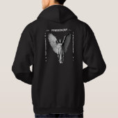 Digitale Hoodie Design geïnspireerd door vrijheid (Achterkant)