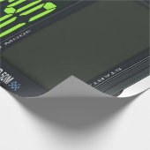 Digitale horloge wijzerplaat inpakpapier (Hoek)