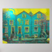 Digitale huizen poster (Voorkant)