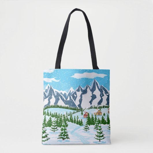 Digitale illustratie met inscriptkoffie t tote bag (Voorkant)