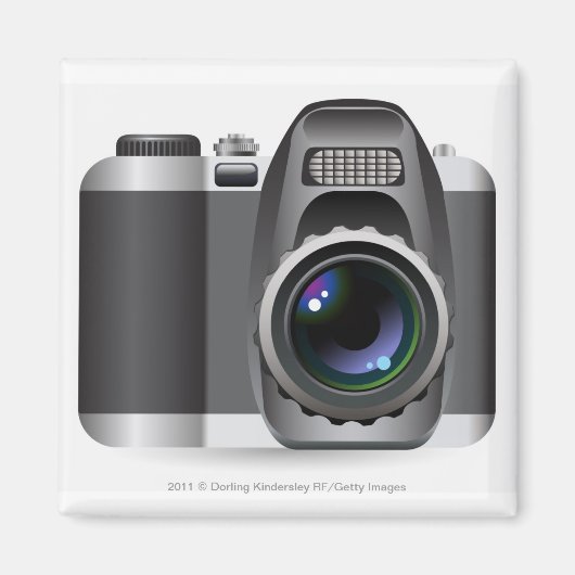 Digitale illustratie van digitale camera magneet (Voorkant)