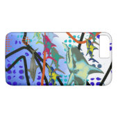 digitale illustratie van haaien Case-Mate iPhone case (Achterkant (Horizontaal))