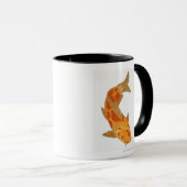 Digitale illustratie van Koi Carp Mok (Voorkant rechts)