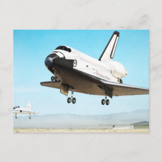 Digitale illustratie van Space Shuttle Briefkaart