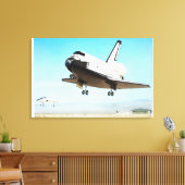 Digitale illustratie van Space Shuttle Canvas Afdruk (Insitu (Woonkamer))