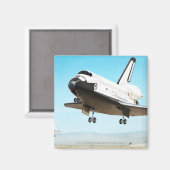 Digitale illustratie van Space Shuttle Magneet (Voorkant / Achterkant)