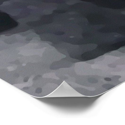 Digitale impressionist BILLY het KIND Poster (Hoek)