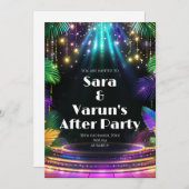 Digitale Indiase Cocktail Party uitnodiging Indië (Voorkant / Achterkant)