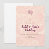 Digitale Indiase trouwkaart Hindoe-huwelijk Kaart (Voorkant / Achterkant)