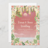 Digitale Indiase uitnodiging Indiase huwelijkskaar (Voorkant / Achterkant)