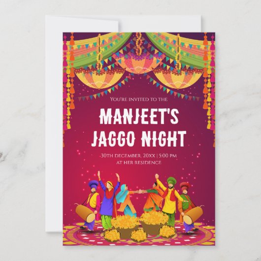 Digitale Jaggo roept Jago uitnodiging op, Jago uit (Voorkant)
