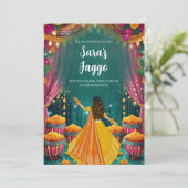 Digitale Jaggo-uitnodigingen Jago-uitnodigingen Kaart (Staand voorkant)