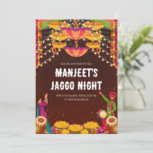 Digitale Jago Nachtuitnodiging Jaggo nodigt uit Kaart (Staand voorkant)