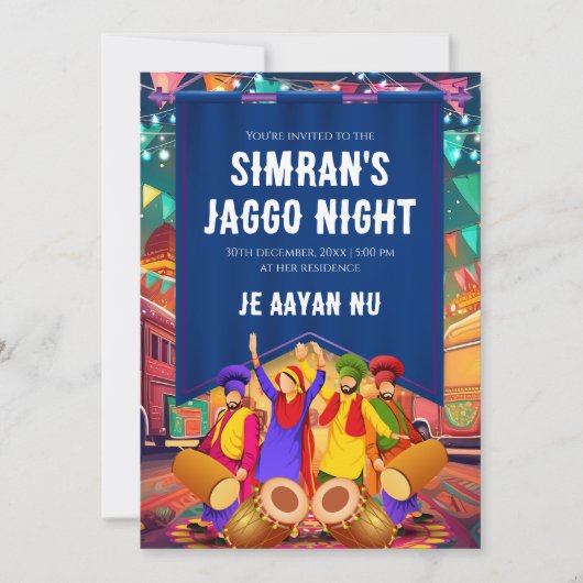 Digitale Jago uitnodiging Jaggo uitnodigt, Jago ui (Voorkant)