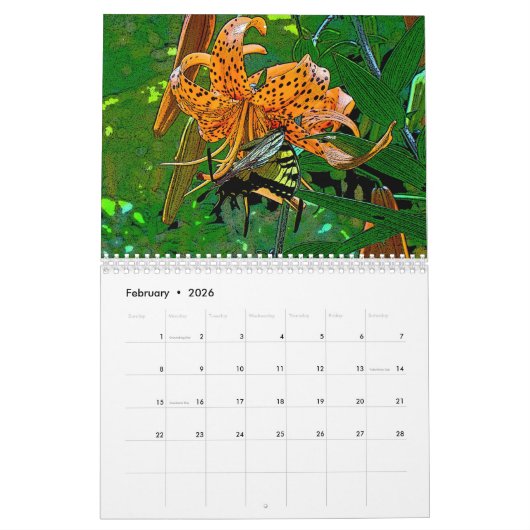 Digitale kalenderventilatortuin #2 kalender (Feb 2026)