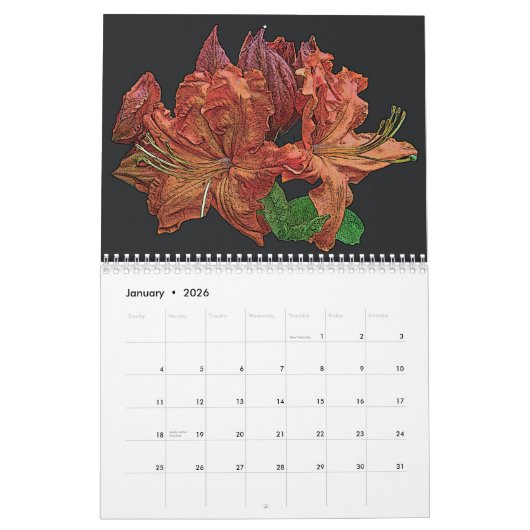 Digitale kalenderventilatortuin #3 kalender (Jan 2026)