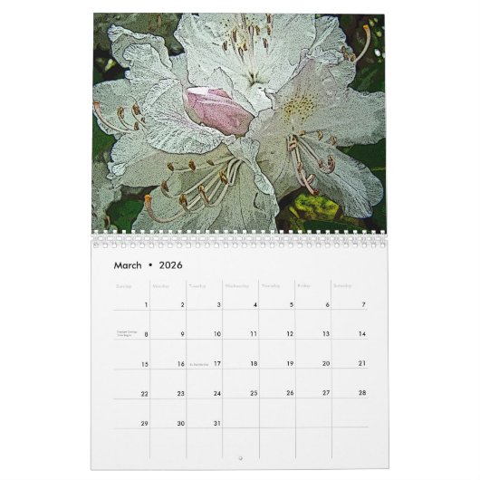 Digitale kalenderventilatortuin #4 kalender (Mar 2026)