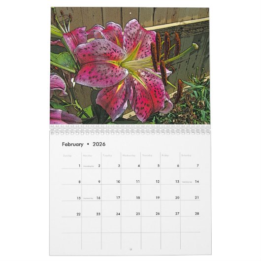 Digitale kalenderventilatortuin #4 kalender (Feb 2026)