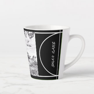 Digitale kalligrafie Zwanenmeer LS Latte mok