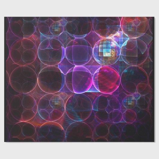 Digitale kavitatie cadeaupapier (Vlak)