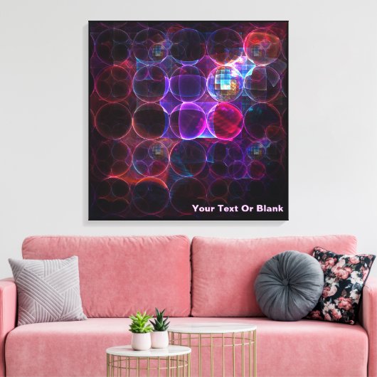 Digitale kavitatie canvas afdruk (Insitu (Woonkamer))