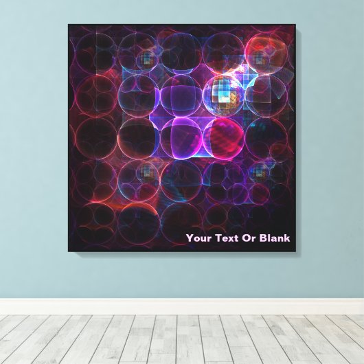 Digitale kavitatie canvas afdruk (Insitu (Houten vloer))