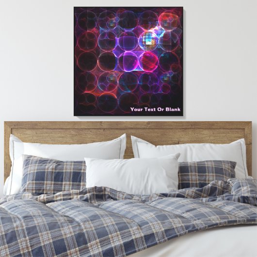 Digitale kavitatie canvas afdruk (Insitu (Slaapkamer))