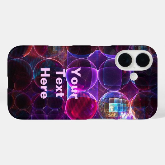 Digitale kavitatie Case-Mate iPhone case (Achterkant (horizontaal))