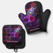 Digitale kavitatie ovenwant & pannenlap set (Voorkant / Achterkant)