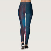 Digitale kern: futuristische explosie van de energ leggings (Achterkant)