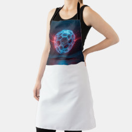 Digitale kern: futuristische explosie van de energ schort