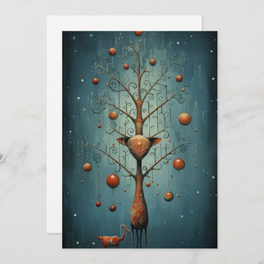 Digitale Kerst Kaarten - Online Kerst Kaarten (Voorkant / Achterkant)