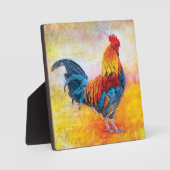 Digitale kleurenillustraties met kleurrijke rooste fotoplaat (Voorkant)