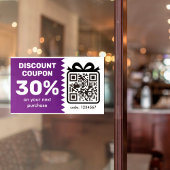 Digitale korting op basis van QR-code en Logo Sticker