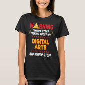 Digitale kunst Artist Joke Graphic T-shirt (Voorkant)