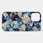 Digitale Kunst Blauw Abstract Vierkanten Case-Mate iPhone Case (Achterkant (horizontaal))