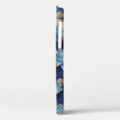 Digitale Kunst Blauw Abstract Vierkanten Case-Mate iPhone Case (Achterkant / Links)