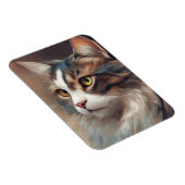 Digitale kunst Cat 718 Magneet (Rechterzijde)