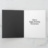 Digitale kunst  Edgar Allan Poe Raven Birthday Kaart (Binnen)