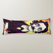 Digitale kunst  Edgar Allan Poe Raven Lichaamskussen (Voorkant)