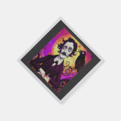 Digitale kunst  Edgar Allan Poe Raven Servet (Hoek)