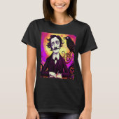 Digitale kunst  Edgar Allan Poe Raven T-shirt (Voorkant)