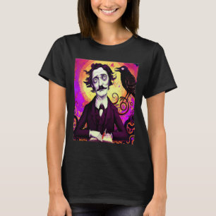 Digitale kunst  Edgar Allan Poe Raven T-shirt