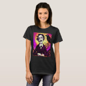 Digitale kunst  Edgar Allan Poe Raven T-shirt (Voorkant volledig)