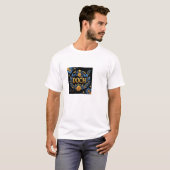 Digitale kunst: een mix van creativiteit en techno t-shirt (Voorkant volledig)