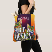 Digitale kunst en design tote bag (Dichtbij)
