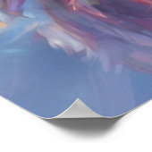 Digitale Kunst Hondenportret, Schattigee Hond Otte Poster (Hoek)