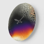 Digitale Kunst Horizontaal Abstract Grote Klok (Hoek)